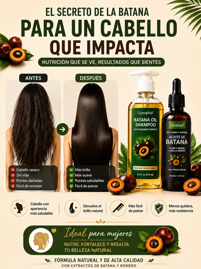 Combo Batana Shampoo 275ml  + Aceite 50ml