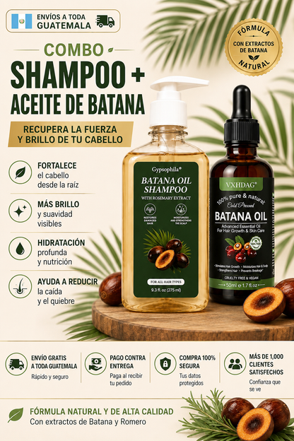 Combo Batana Shampoo 275ml  + Aceite 50ml