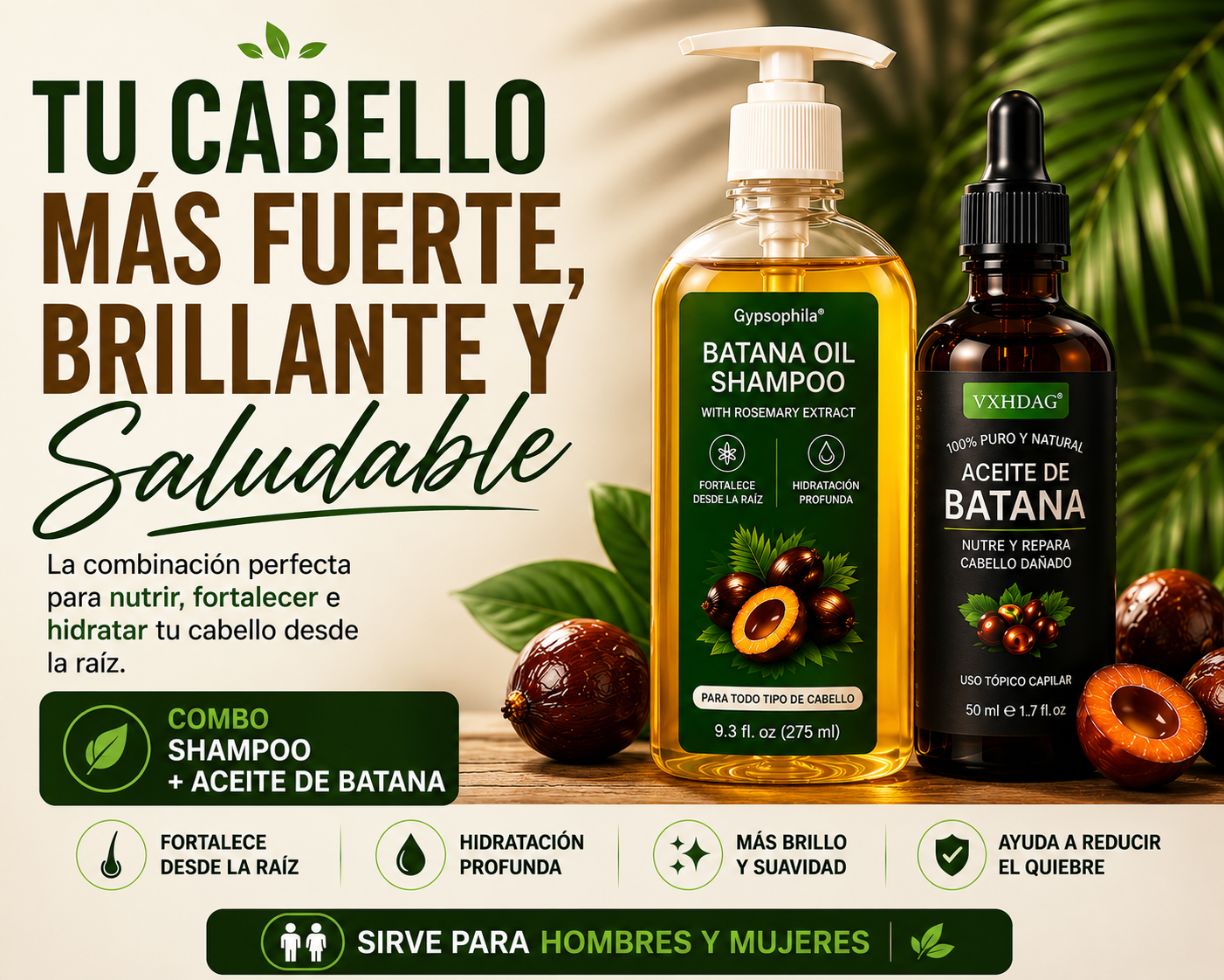 Combo Batana Shampoo 275ml  + Aceite 50ml
