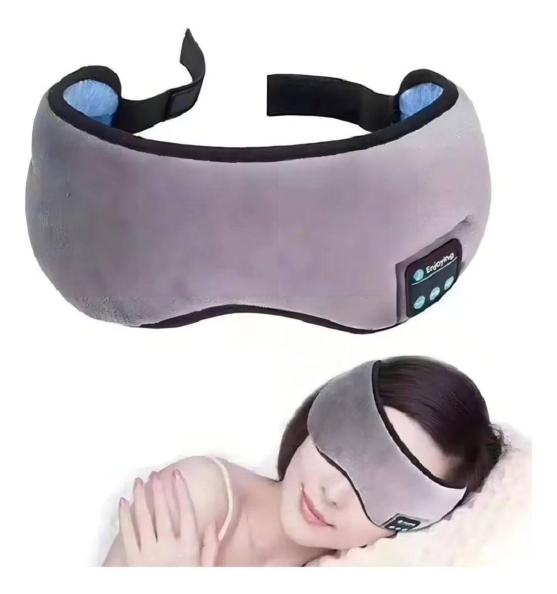 ¿Te Cuesta Dormir Por La Luz O El Ruido? Antifaz Bluetooth Sueño + ENVÍO GRATIS 🚚