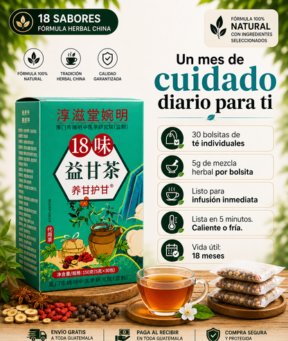 TÉ YIGAN CHINO X30 —Tu Bienestar para Sentirte Ligero y Saludable