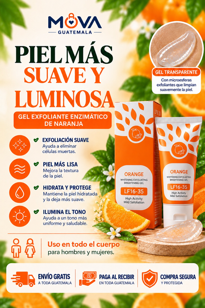 GEL EXFOLIANTE ILUMINADOR - Una piel con apariencia más suave y luminosa