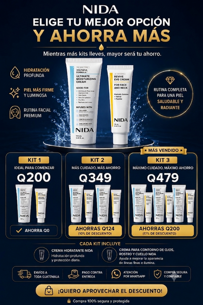 ✨ Cuida tu piel con NIDA y recibe ENVÍO GRATIS