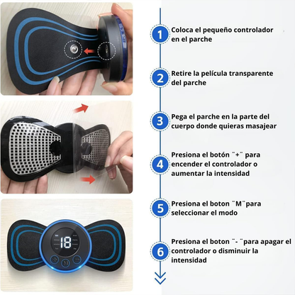 Mini Masajeador Estimulador Multifunción