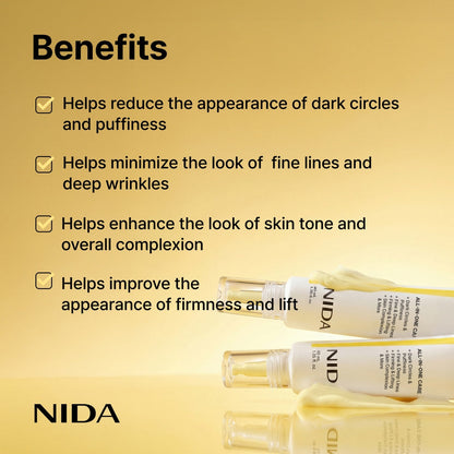 NIDA® Crema Hidratante Anti-Edad Coreana + Crema para Contorno de Ojos, ¡Empieza a cuidar tu piel desde hoy! 💁🏻‍♀️