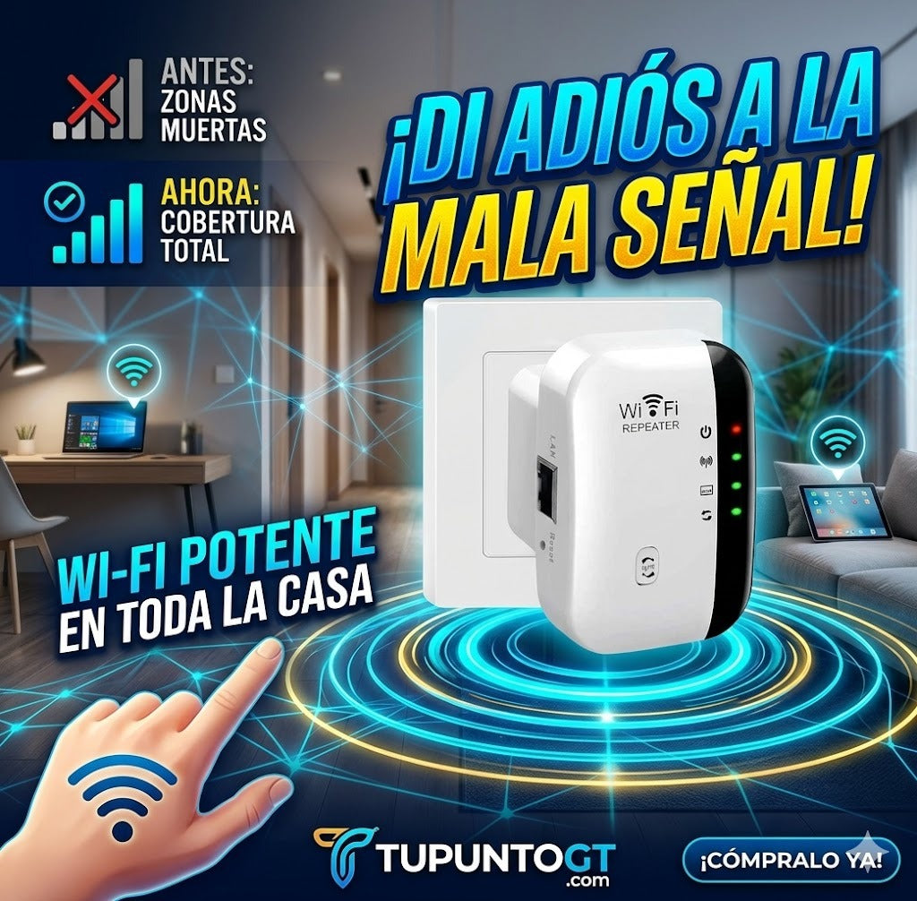 📶 WIFI REPETIDOR – AMPLIFICADOR DE SEÑAL + ENVIO GRATIS 🎁🚚